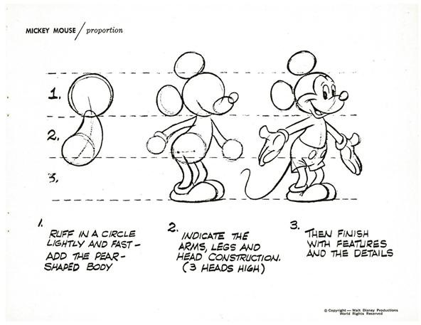 How to Draw Disney's Most Famous Cartoon Character — Mickey Mouse