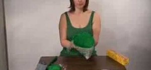 Make a modeling clay bra cup form