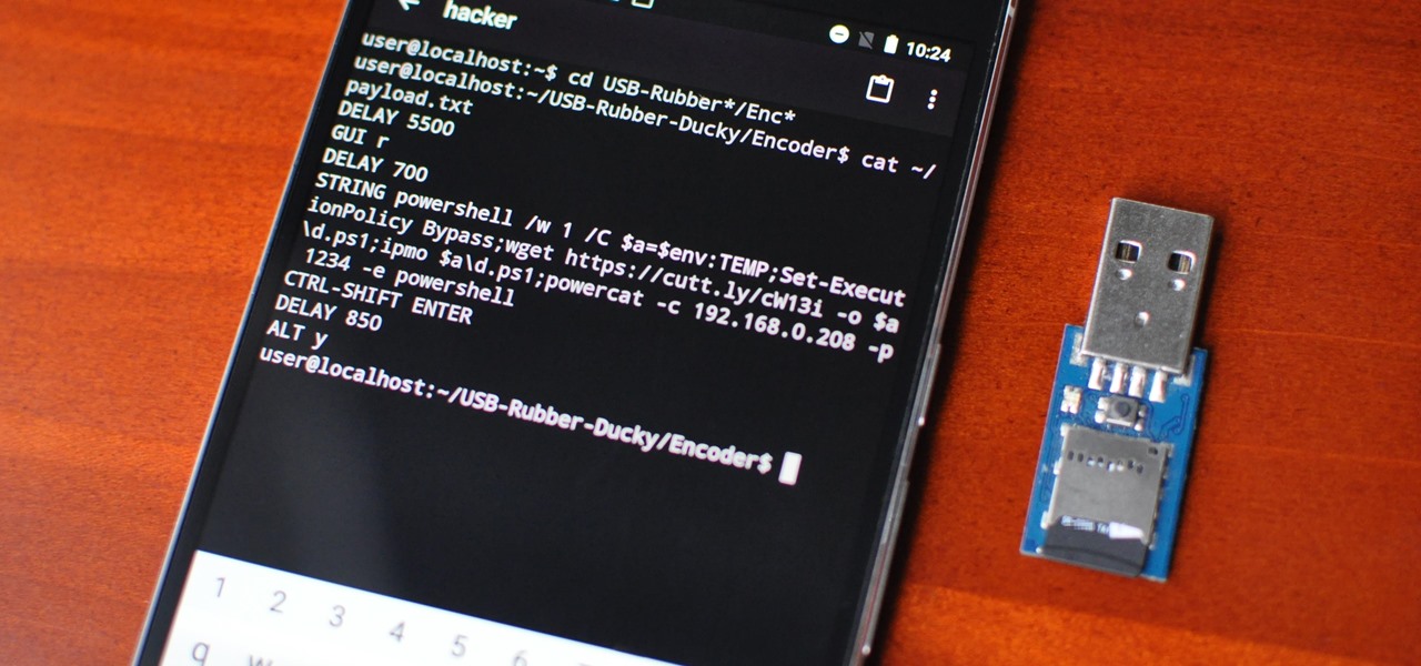 How to Backdoor Windows 10 Using an Android Phone & USB Rubber Ducky