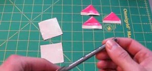 Make a duct tape flower pen