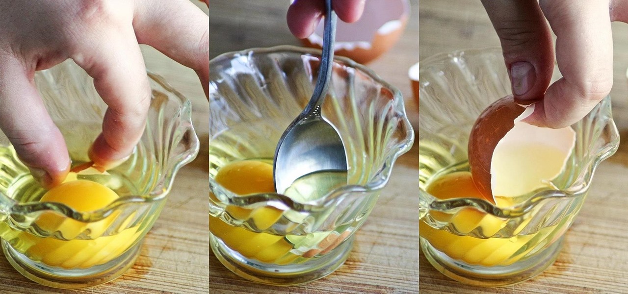 The Fastest Way to Get Pieces of Shell Out of Your Egg