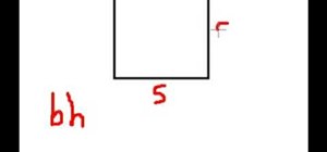Find the area of a square or rectangle in geometry