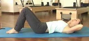 Practice chest lifts for pilates