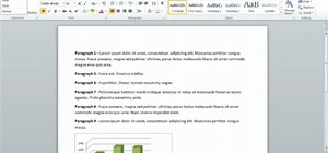 Undo and redo actions in Microsoft Office Word 2010