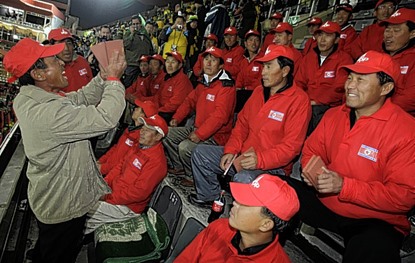 Are North Korean World Cup Fans Really Chinese Actors?