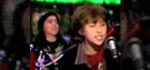 Have good stage presence with the Naked Brothers Band