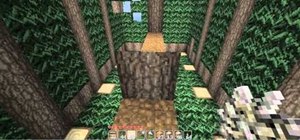 Build a treehouse in Minecraft