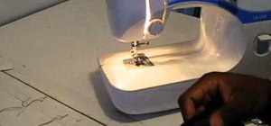 Make a blind hem stitch using a sewing machine