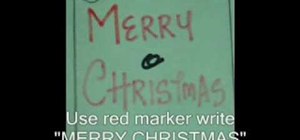 Make a Santa Claus bookmark