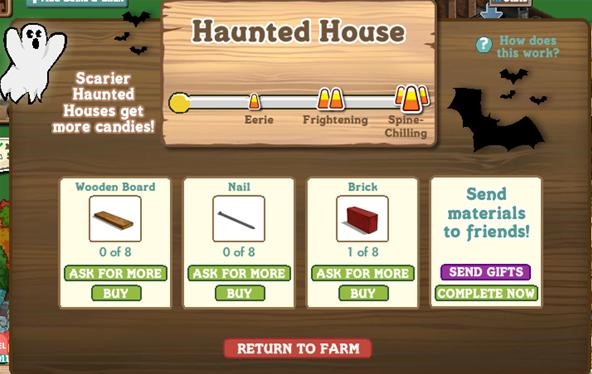 FarmVille Haunted House
