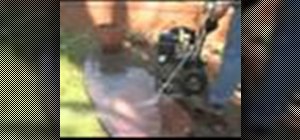 Learn the basics of a pressure washer