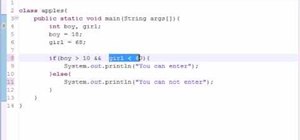 Use logical operators in Java programming