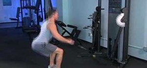 Do double handle low-cable speed squats and rows