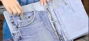 Upcycle an old and worn out pair of jeans