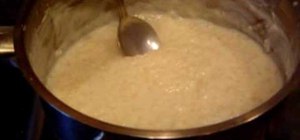 Make a quick and simple rice pudding