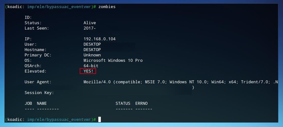 How to Use the Koadic Command & Control Remote Access Toolkit for Windows Post-Exploitation