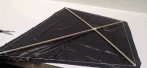 Make a diamond shaped traditional kite