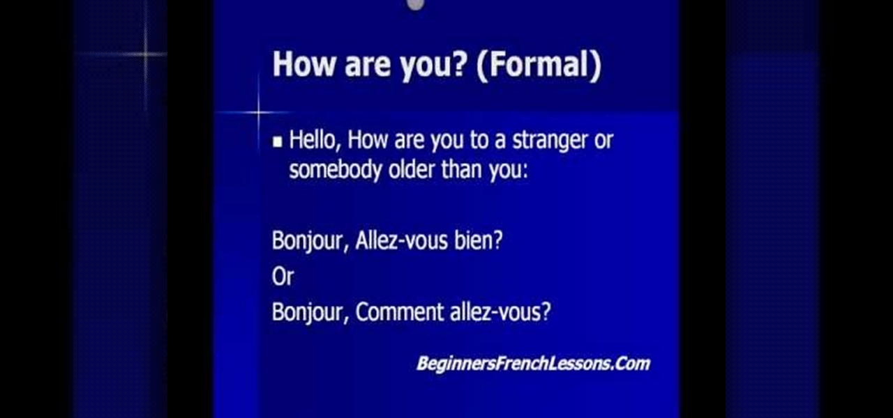 Hello miss in french