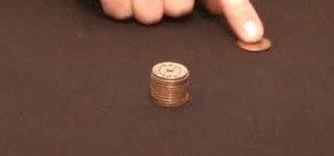 Win free drinks with a copper coin stack trick
