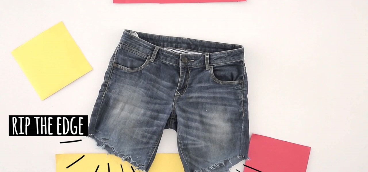 Turn Your Jeans into Shorts