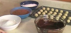 Make Moroccan "Zellige" cookie truffles