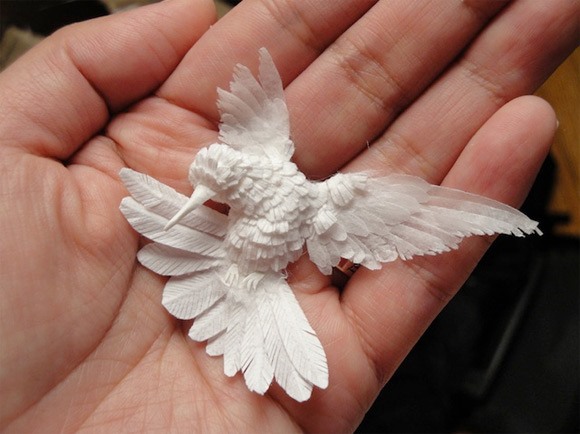 Painstakingly Crafted 3D Paper Art