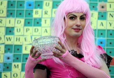Drag Queen Crowned National Champion in British Scrabble Tournament