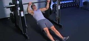 Use a Smith machine to practice inverted pull ups