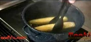 Cook corn on the cob