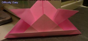 Make a 3D origami Samurai hat for beginners