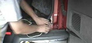 Install a wiring harness on a Chevy Express van