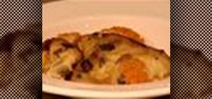 Bake bread and butter pudding