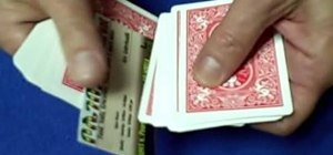Perform the Let's Do Lunch card magic trick