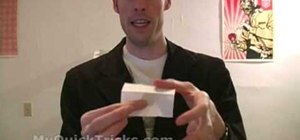 Perform "the coin fold" trick