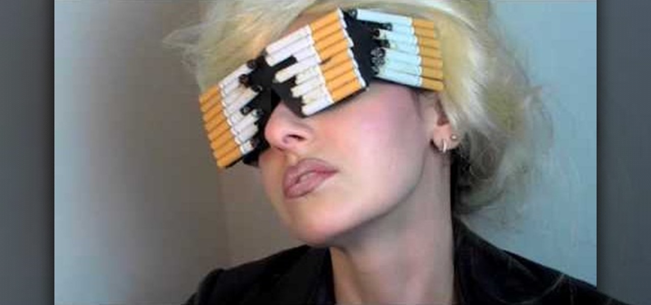 How To Make Lady Gagas Cigarette Sunglasses From Telephone Fashion Wonderhowto