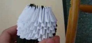 Origami a 3D panda bear
