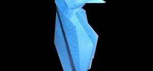 Make a cheerful origami penguin for beginners