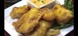 Make Asian beer fried fish