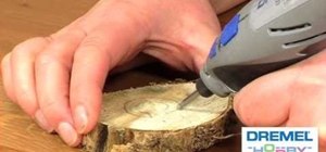 Carve lovely wooden decorations with the Dremel stylus tool