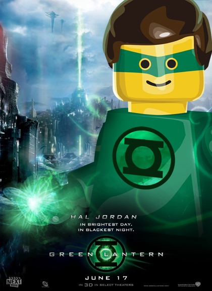 Summer Movie Posters Done with Lego