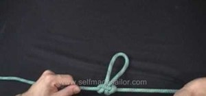 Tie an Artillery Hitch (Loop) knot