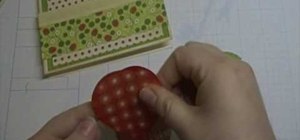 Make an berry-themed card using Preserves Cricut