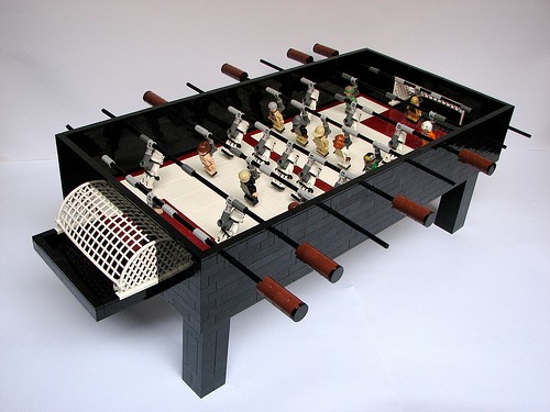 Star Wars Foosball Table Made Entirely of LEGOs