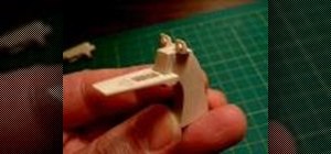 Carve a miniature navy colt revolver