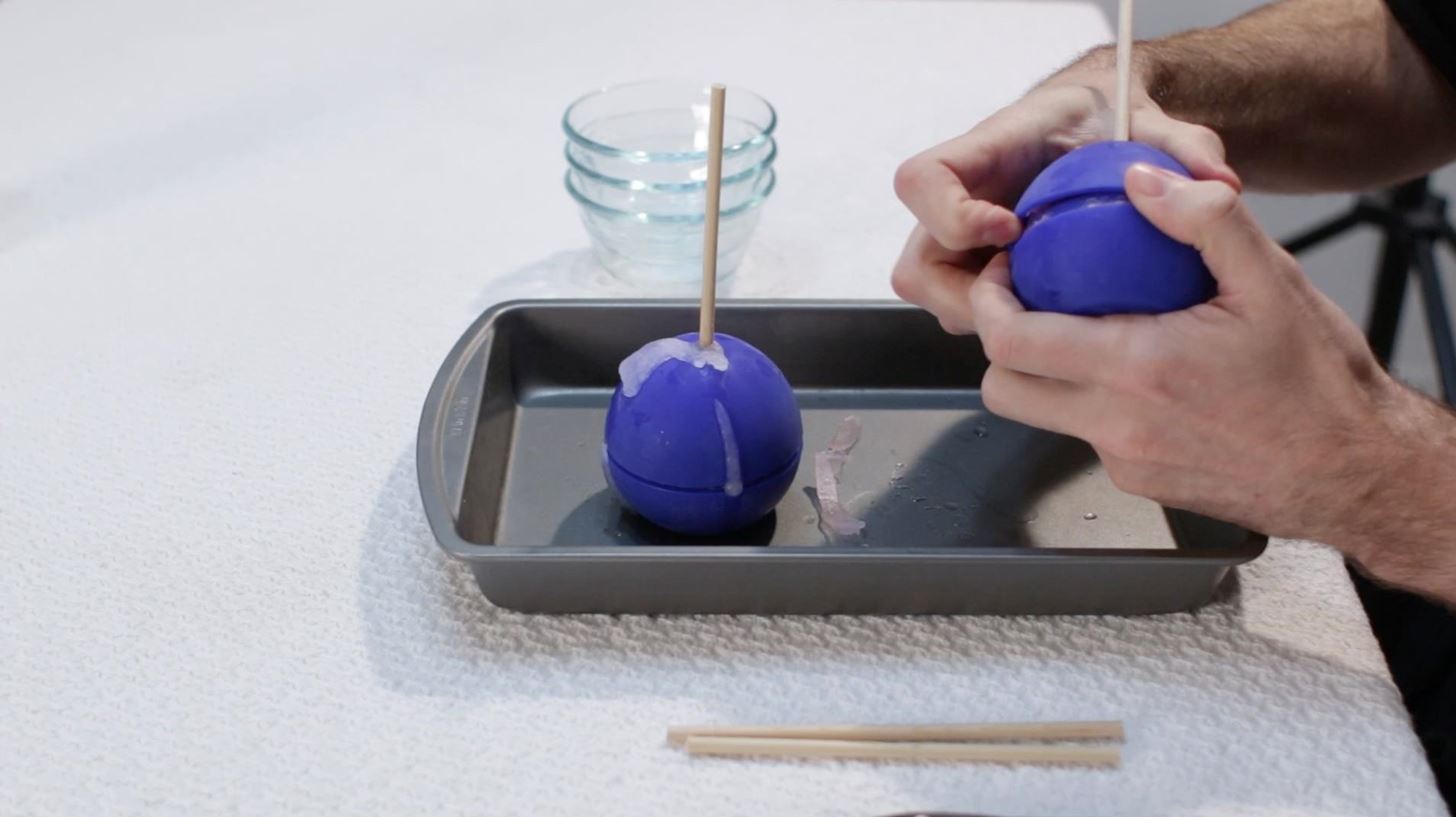 How to Make Star Wars Death Star Popsicles