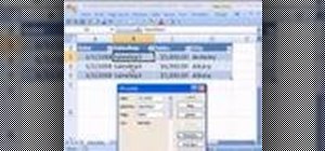 Use data forms in Microsoft Excel 2003 or 2007
