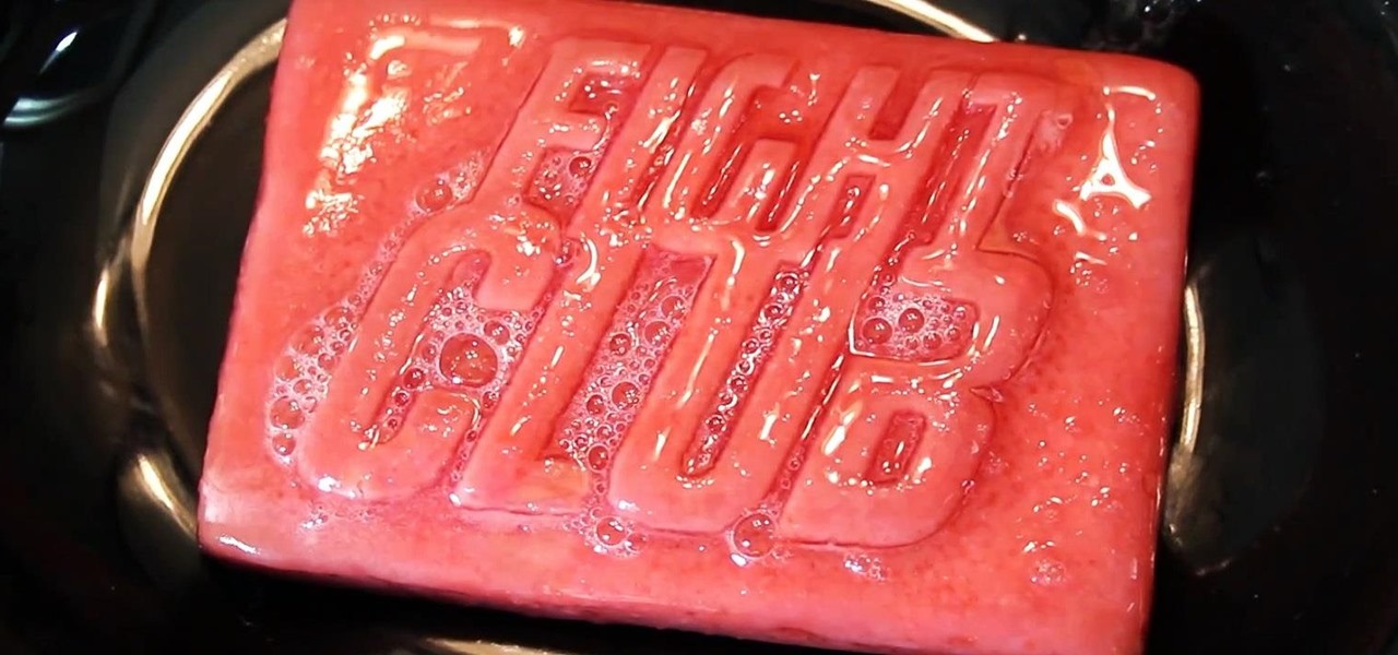 Make "Fight Club" Soap Out of Bacon & Drain Cleaner