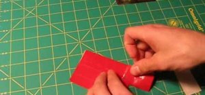 Create a simple gift card holder from duct tape