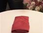 Fold a napkin in a roll (Pliage rouleau)