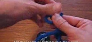 Tie an arbor knot for fishing